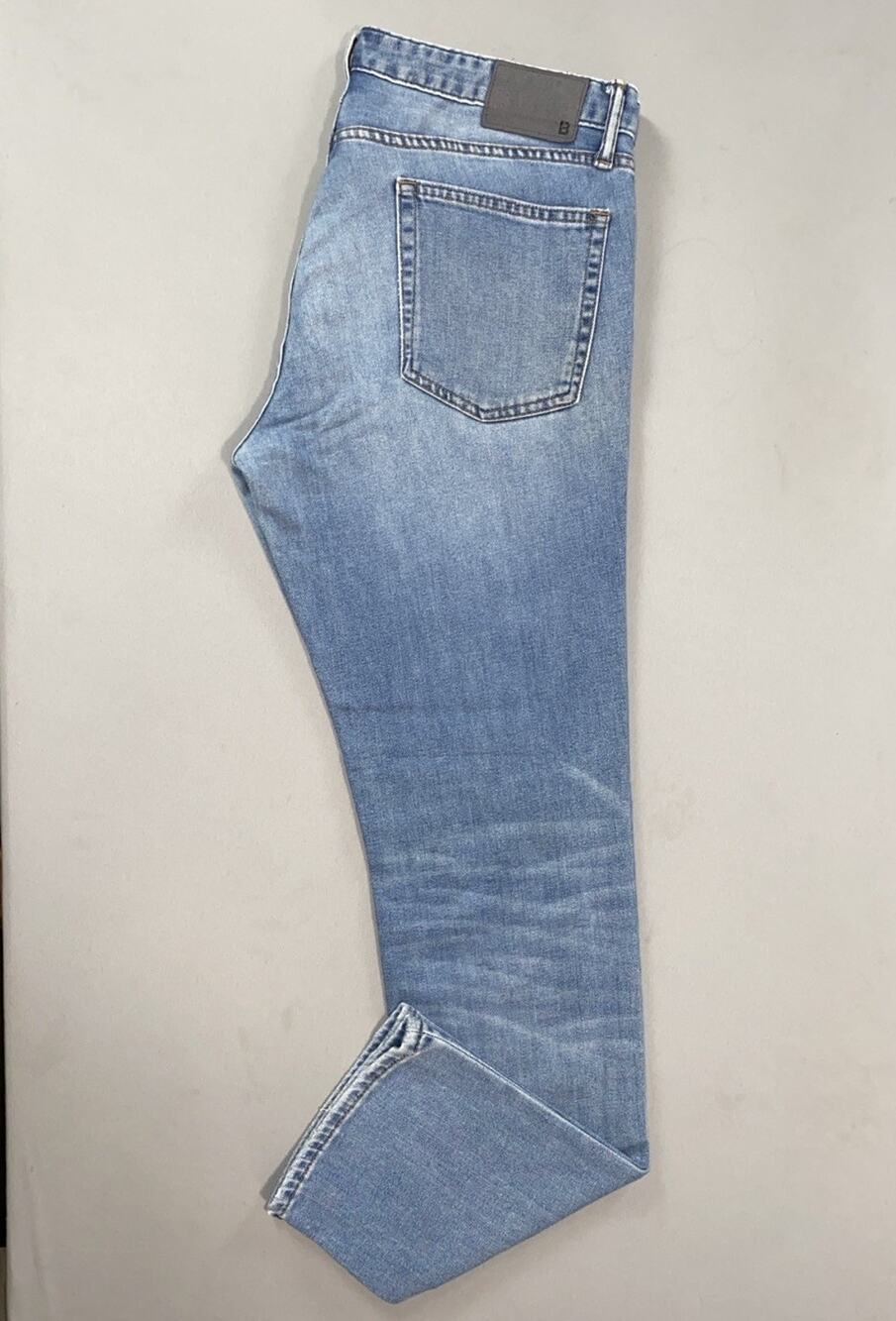 Bonobos Men's Slim Fit Soft Lightweight Denim 5-Pocket Jeans. Light Wash, 34X32.